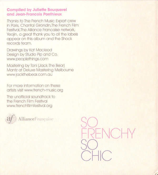 Various : So Frenchy So Chic (2xCD, Comp)
