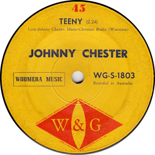 Johnny Chester : Teeny (7", Single)
