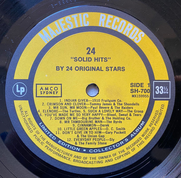 Various : 24 Solid Hits By 24 Original Stars (LP, Comp, Ltd)