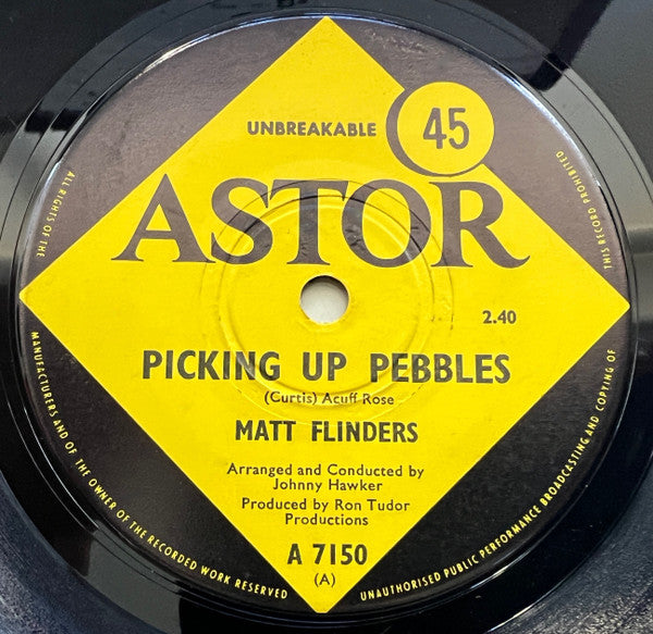 Matt Flinders : Picking Up Pebbles (7", Single)