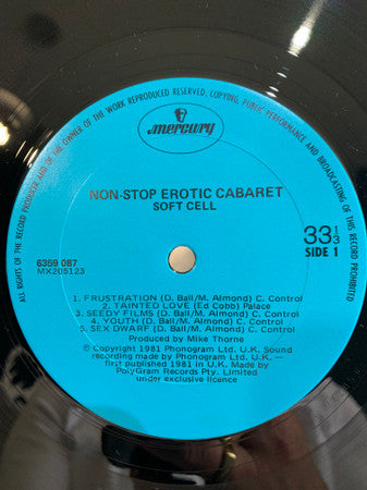 Soft Cell : Non-Stop Erotic Cabaret (LP, Album)