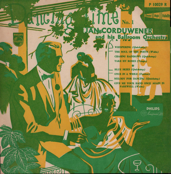 Jan Corduwener And His Ballroom Orchestra* : Dancing Time No. 1 (10")