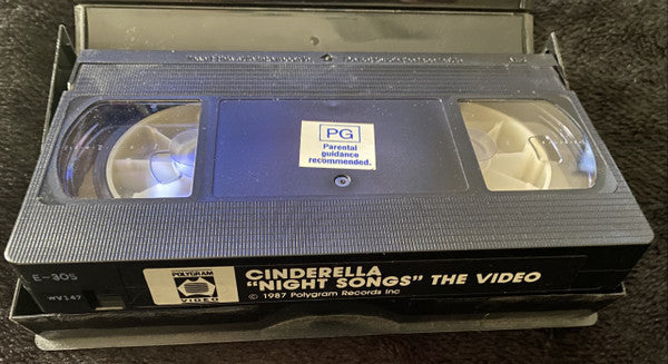 Cinderella (3) : Night Songs - The Videos (VHS, Comp, PAL)