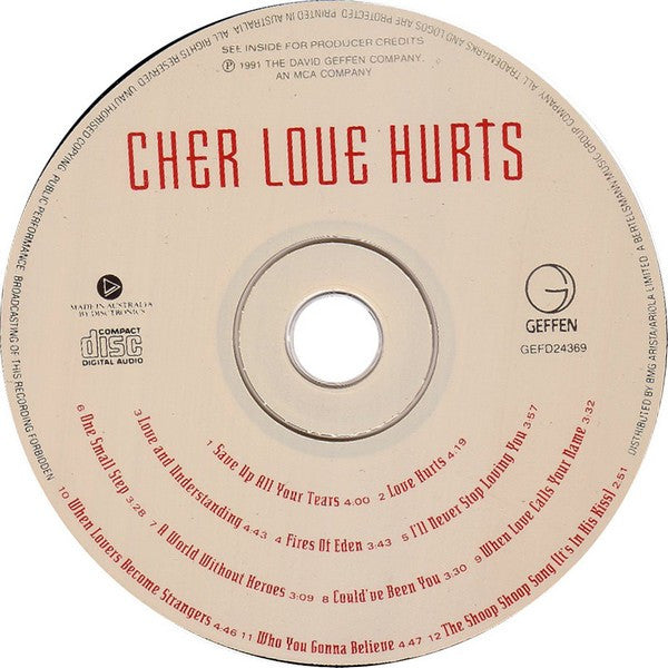 Cher : Love Hurts (CD, Album, RE)