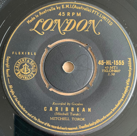 Mitchell Torok : Caribbean / Hootchy Kootchy Henry (7", Single, RE)