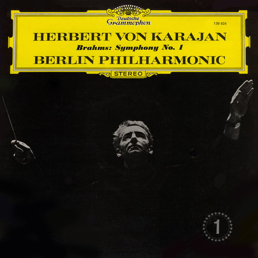 Herbert von Karajan - Brahms* - Berlin Philharmonic* : Symphony No. 1 (LP, RP)