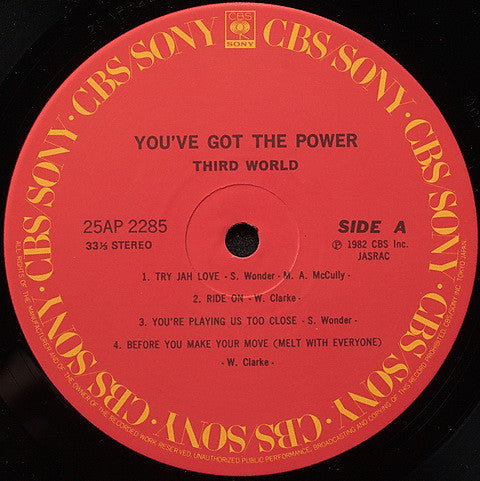 Third World = Third World : You've Got The Power = ラヴ・アイランド (LP, Album)