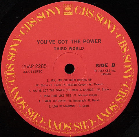 Third World = Third World : You've Got The Power = ラヴ・アイランド (LP, Album)