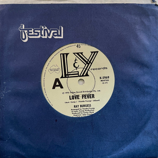 Ray Burgess : Love Fever (7", Single)