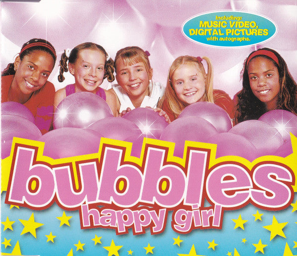 Bubbles (5) : Happy Girl (CD, Single, Enh)
