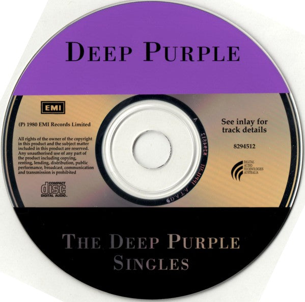 Deep Purple : The Deep Purple Singles (CD, Comp)