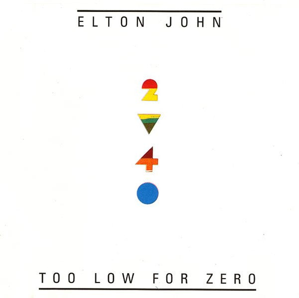Elton John : Too Low For Zero (CD, Album, RE)