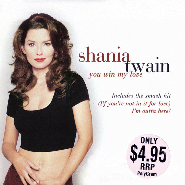 Shania Twain : You Win My Love (CD, Single, Car)