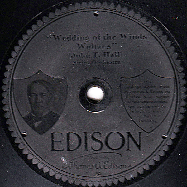 American Symphony Orchestra  /  Venetian Instrumental Quartet : Wedding Of The Winds Waltzes / On The High Alps (Edison Disc, RP)