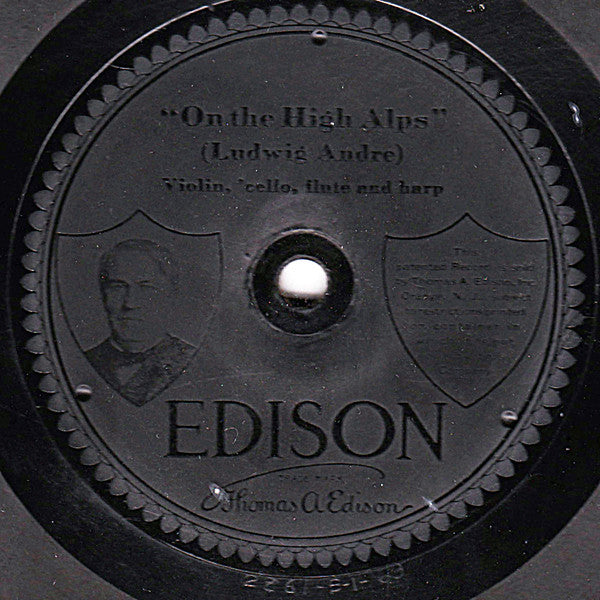 American Symphony Orchestra  /  Venetian Instrumental Quartet : Wedding Of The Winds Waltzes / On The High Alps (Edison Disc, RP)