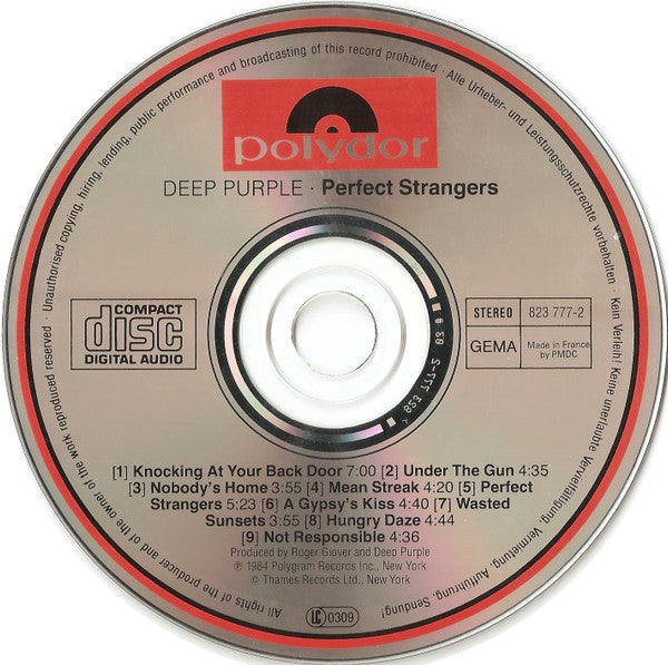 Deep Purple : Perfect Strangers (CD, Album, RE, PMD)