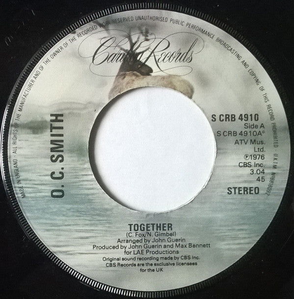 O.C. Smith* : Together (7", Single, Pus)
