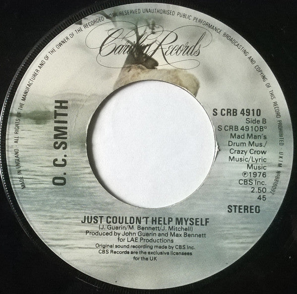 O.C. Smith* : Together (7", Single, Pus)
