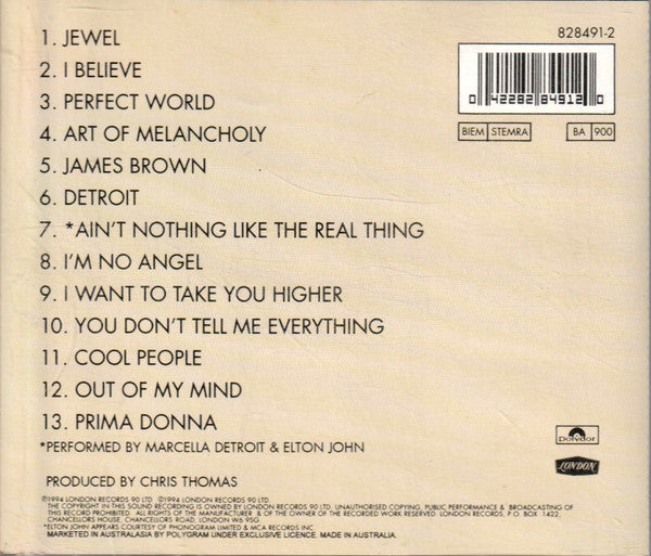 Marcella Detroit : Jewel (CD, Album)