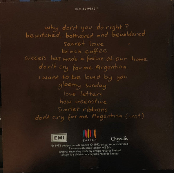Sinéad O'Connor : Am I Not Your Girl? (CD, Album)