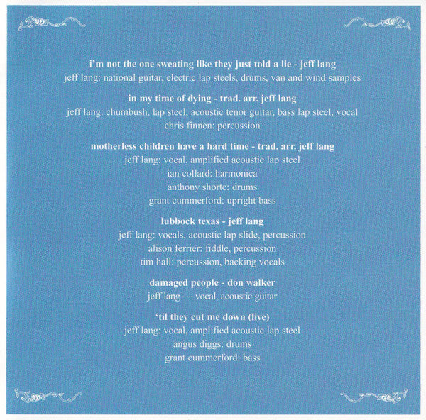 Jeff Lang : You Have To Dig Deep To Bury Daddy (2xCD, Album, Bon)