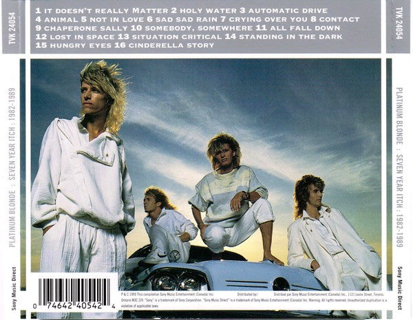 Platinum Blonde : Seven Year Itch: 1982-1989 (CD, Comp)