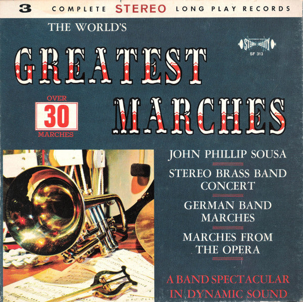 Various : The World's Greatest Marches (3xLP, Comp + Box)