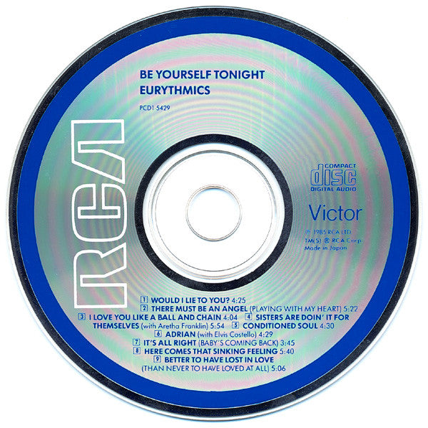 Eurythmics : Be Yourself Tonight (CD, Album)