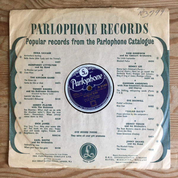 Louis Armstrong & His Hot Seven : Potato Head Blues / Alligator Blues (Shellac, 10", RP, DT )