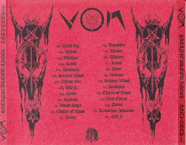 Von (2) : Satanic Blood Angel (CD, Comp, RE)