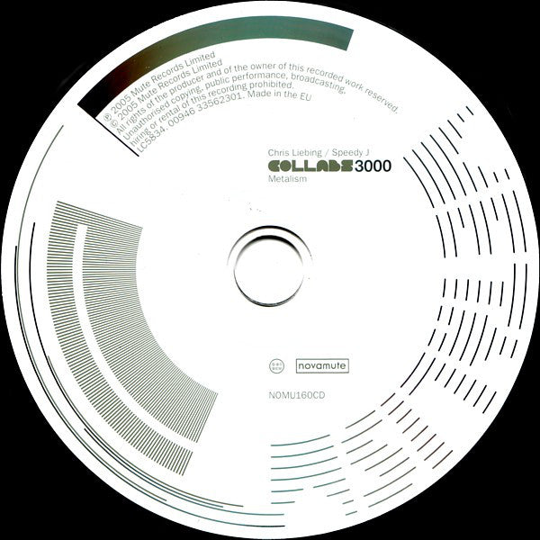 Chris Liebing / Speedy J : Collabs3000 (Metalism) (CD, Album, Enh)