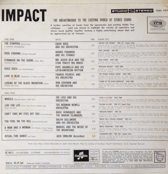 Various : Impact (LP, Comp)