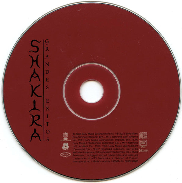 Shakira : Grandes Exitos (CD, Comp)