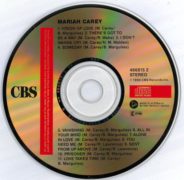 Mariah Carey : Mariah Carey (CD, Album)