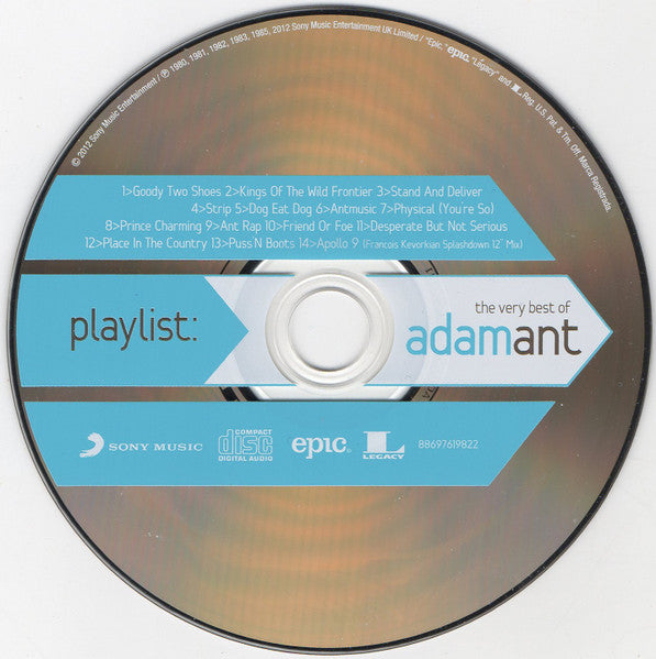 Adam Ant : Playlist: The Very Best Of Adam Ant (CD, Comp)