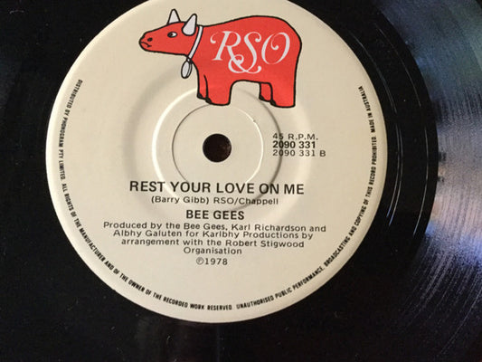 Bee Gees : Too Much Heaven / Rest Your Love On Me (7", Single)