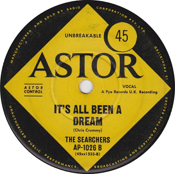 The Searchers : Sweets For My Sweet (7", Single)