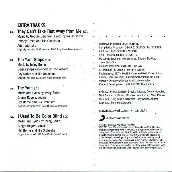 Fred Astaire : The Early Years At RKO (2xCD, Comp)