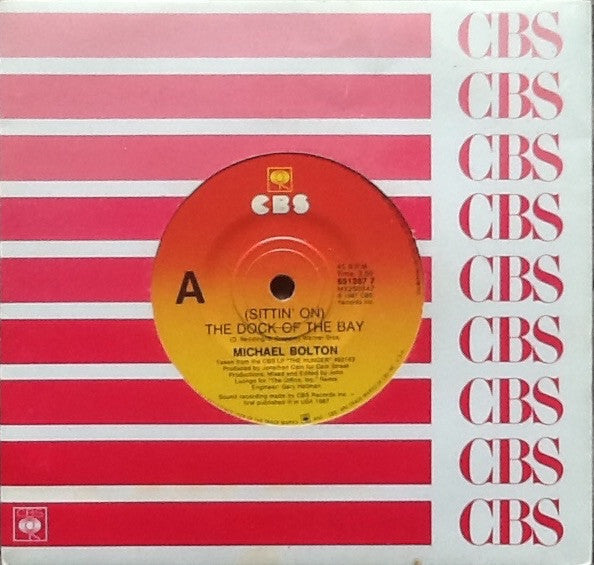 Michael Bolton : (Sittin' On) The Dock Of The Bay (7", Single)