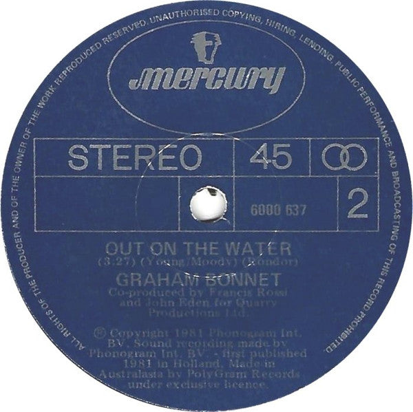 Graham Bonnet : Night Games (7", Single)