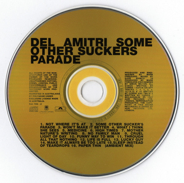 Del Amitri : Some Other Sucker's Parade (CD, Album)