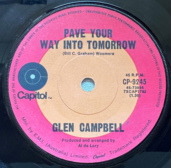 Glen Campbell : It's Only Make Believe (7")