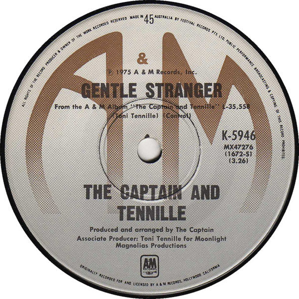Captain And Tennille : Love Will Keep Us Together (7")
