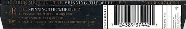 George Michael : The Spinning The Wheel E.P. (CD, EP)