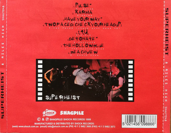 Superheist : 8 Miles High (CD, EP)