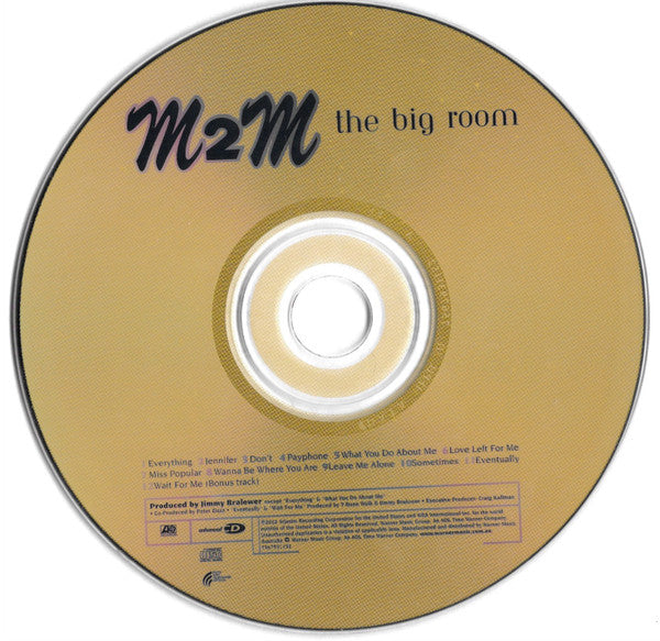 M2M : The Big Room (CD, Album, Enh)