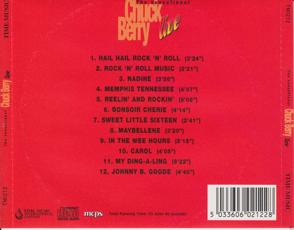 Chuck Berry : The Sensational Chuck Berry Live (CD, Comp)