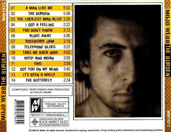 Mojo Webb : The Burden (CD)