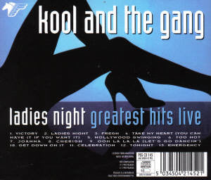 Kool & The Gang : Ladies Night - Greatest Hits Live (CD, Comp)
