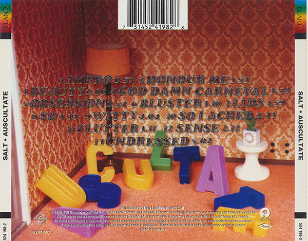 Salt (4) : Auscultate (CD, Album)